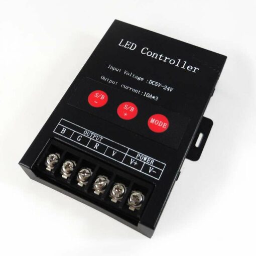 Controller per Strip e Moduli LED RGB con telecomando - 30A - immagine 2