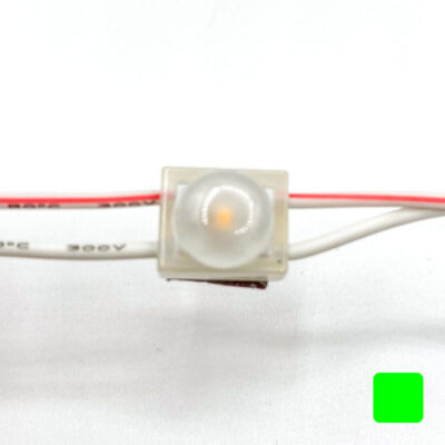 LED micro con lente Verde