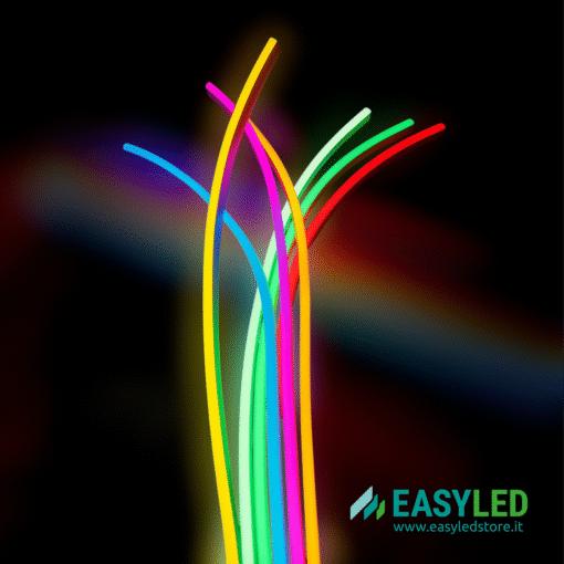 LED Neon Flex RGB 6 mm - 5 metri - immagine 2
