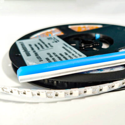 LED split Neon con Tubo in silicone Blu - 6mm