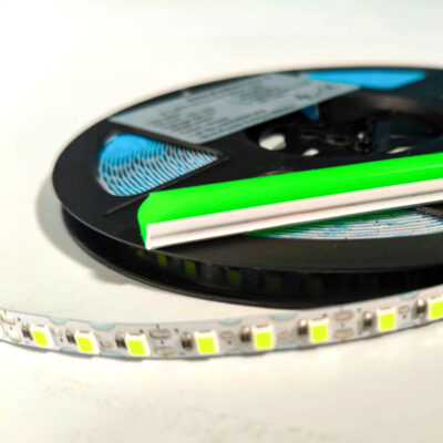 LED split Neon con Tubo in silicone verde - 6mm