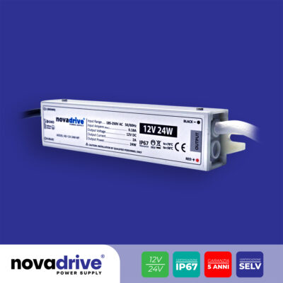 Novadrive LED power supply 24W - 12V