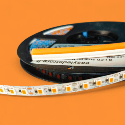 LED split neon with silicone tube - Orange - 6mm
