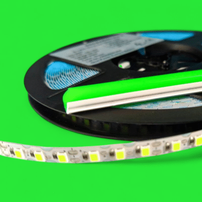 LED split neon with silicone tube - Green - 6mm