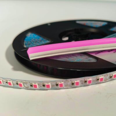 LED split neon con tubo in silicone - Rose Red - 6mm