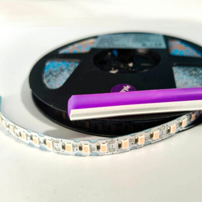 LED split neon con tubo in silicone - Purple - 6mm