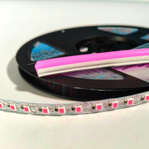 LED split Neon con tubo in silicone Rose Red - 6mm