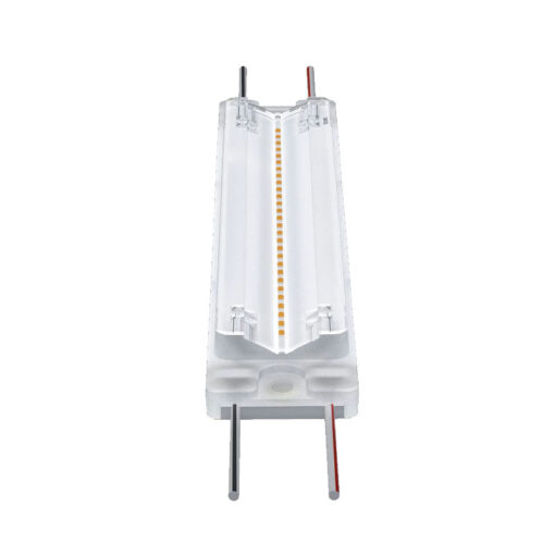 Modulo LED bifacciale con lente a V