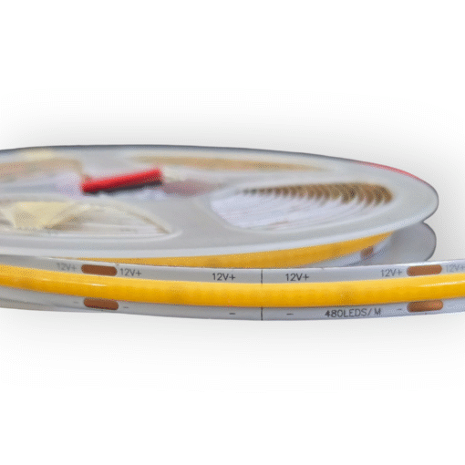 COB LED Strip 5 Meters 12V 4000K | Natural Light High Brightness - 5 Meter COB LED Strip - Image 3