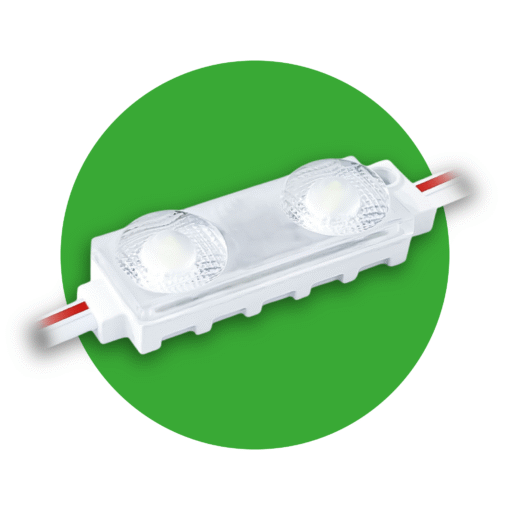 Modulo LED 12V Verde – Alta efficienza - 100lm - 0.60W