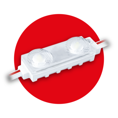 Led 2 Moduli Rosso