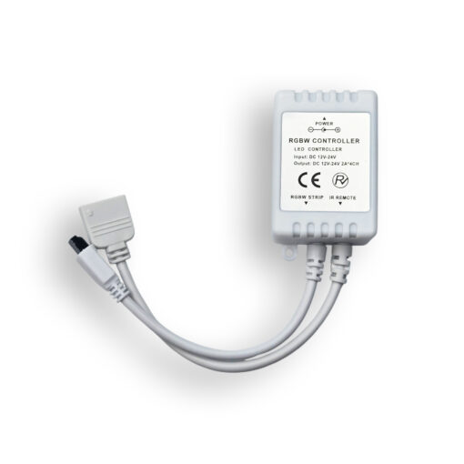 Controller RGBW LED 12-24V con Telecomando IR - immagine 2