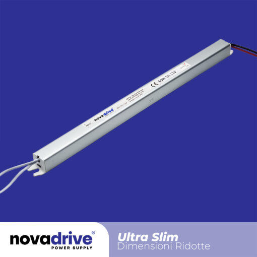 Alimentatore Sottile NovaDrive Ultra Slim 60W - 12V