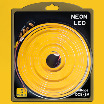 LED Flex Neon Gold Yellow – Neon LED 6mm da 5m